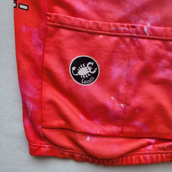 Vintage 1989 Malvor Sidi Colnago Cycling Jersey Pink Red Biking Racing Retro - Picture 5 of 8